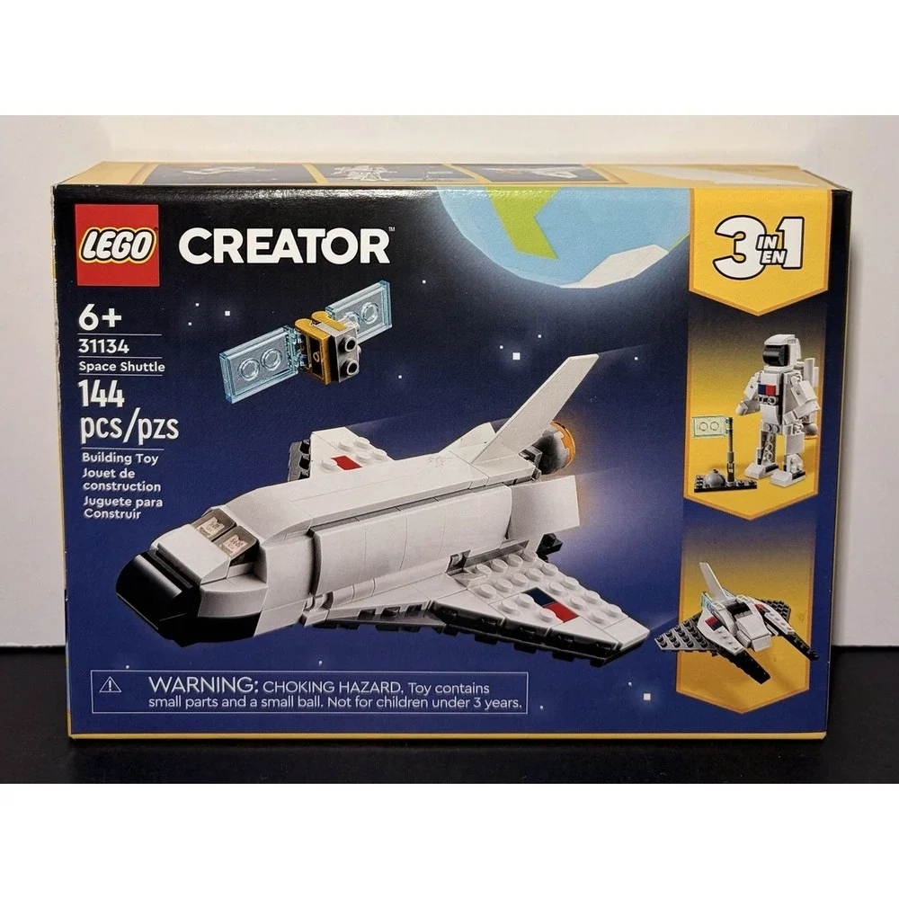 LEGO 31134 Creator 3 in 1 Space Shuttle Toys Building Set‎ Sealed